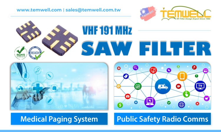VHF 191MHz SAW Filter