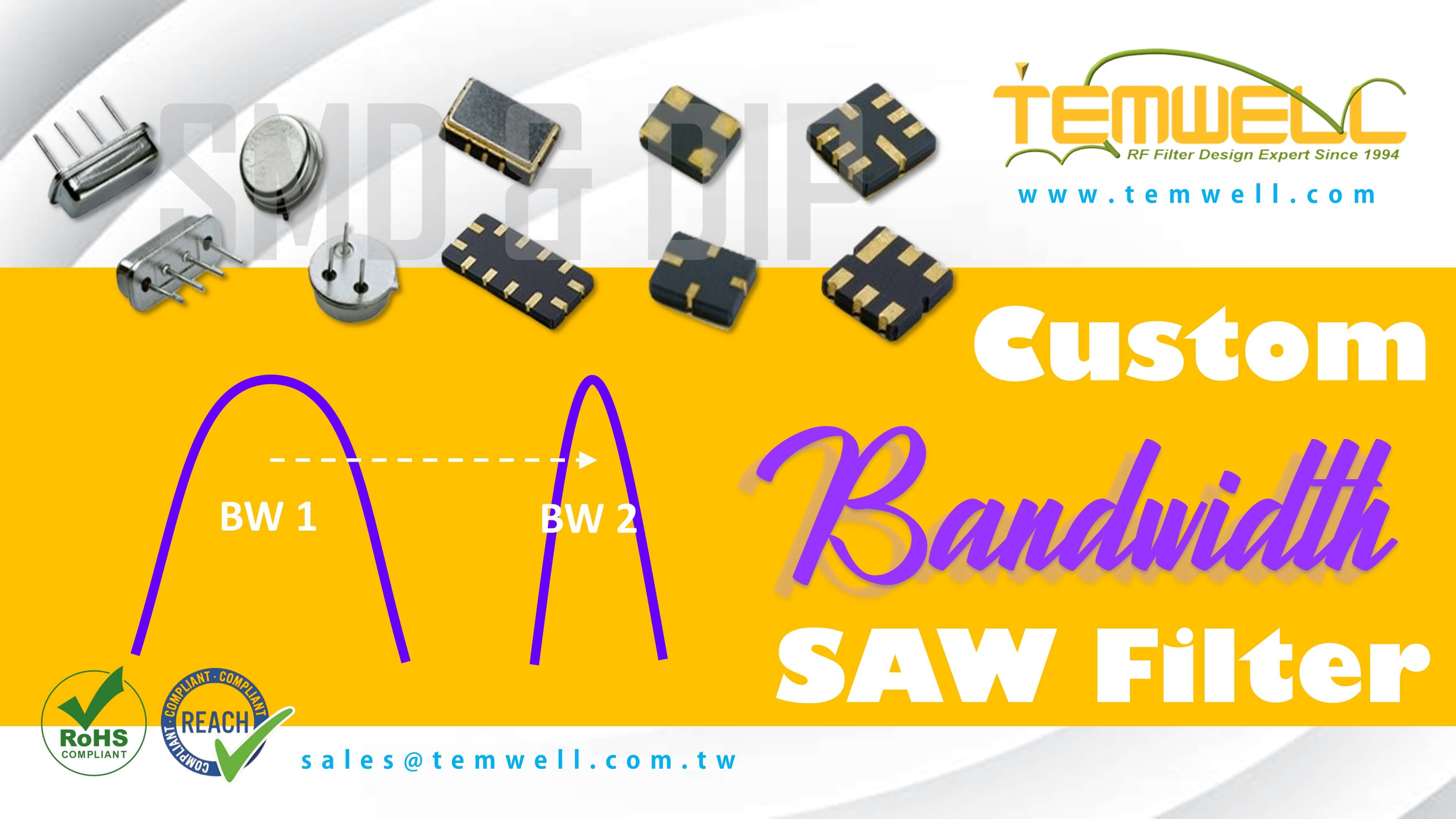 Индивидуальная услуга SAW фильтра 2