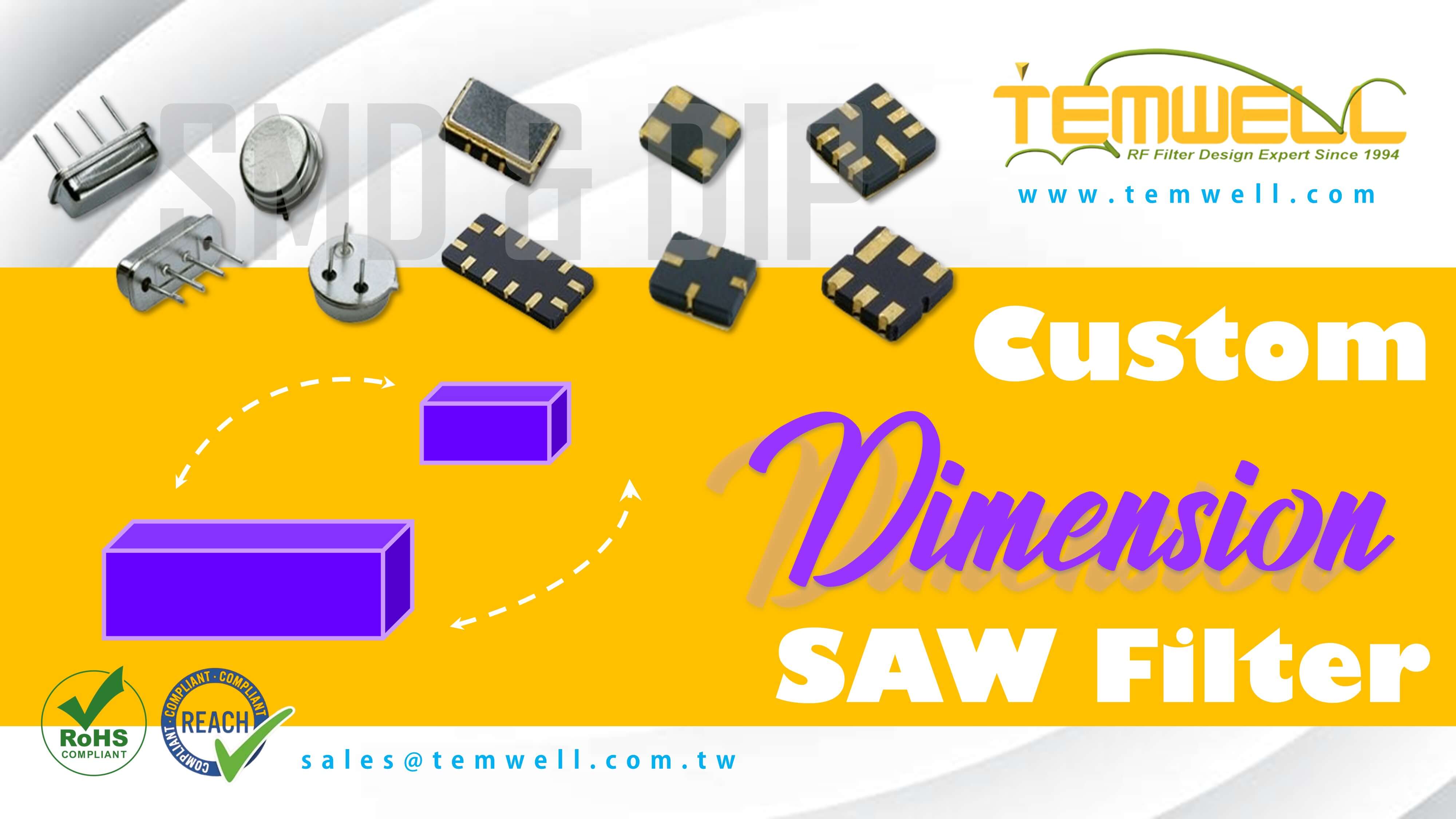 Индивидуальная услуга SAW фильтра 4