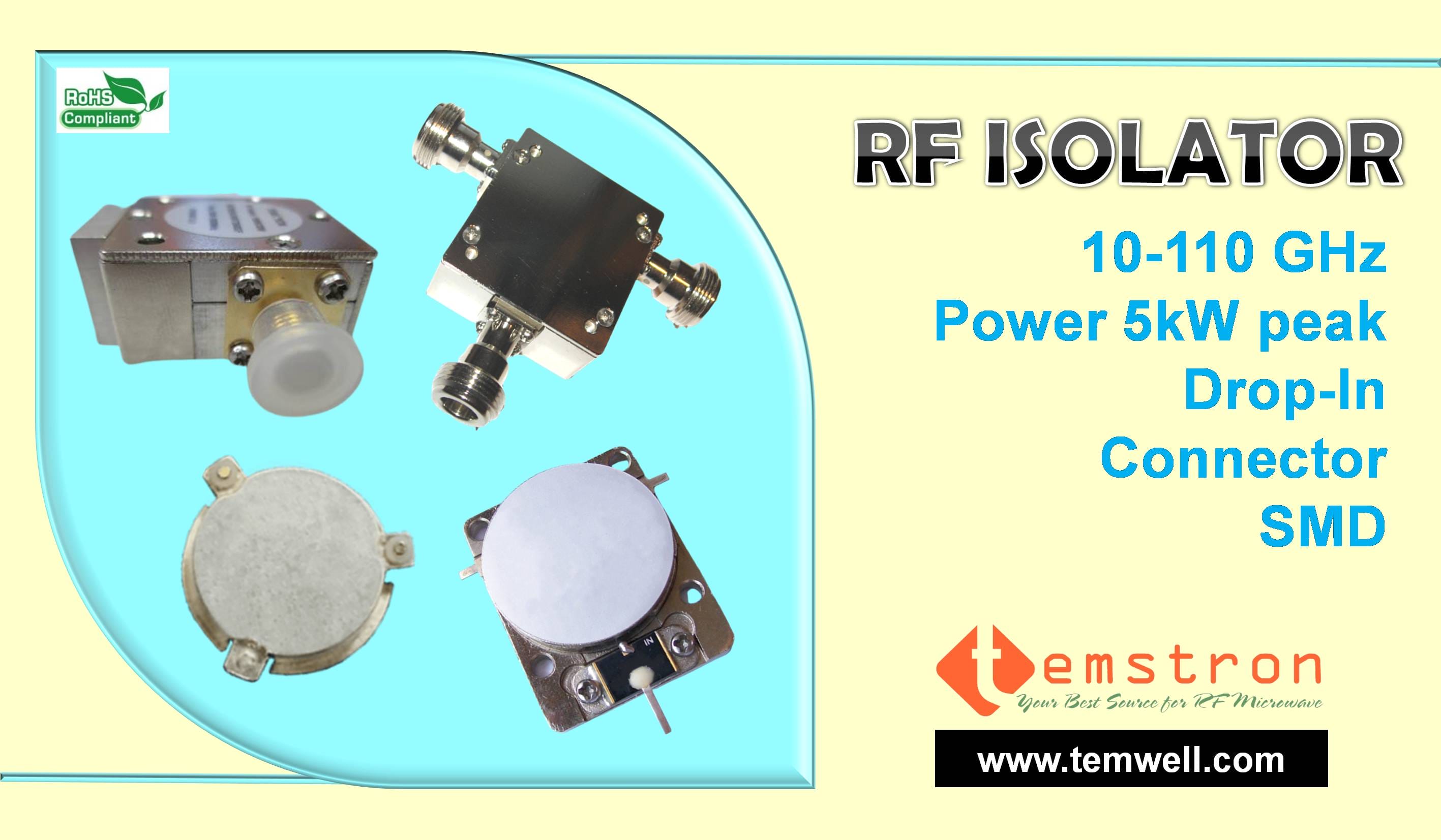 High Power RF Isolator